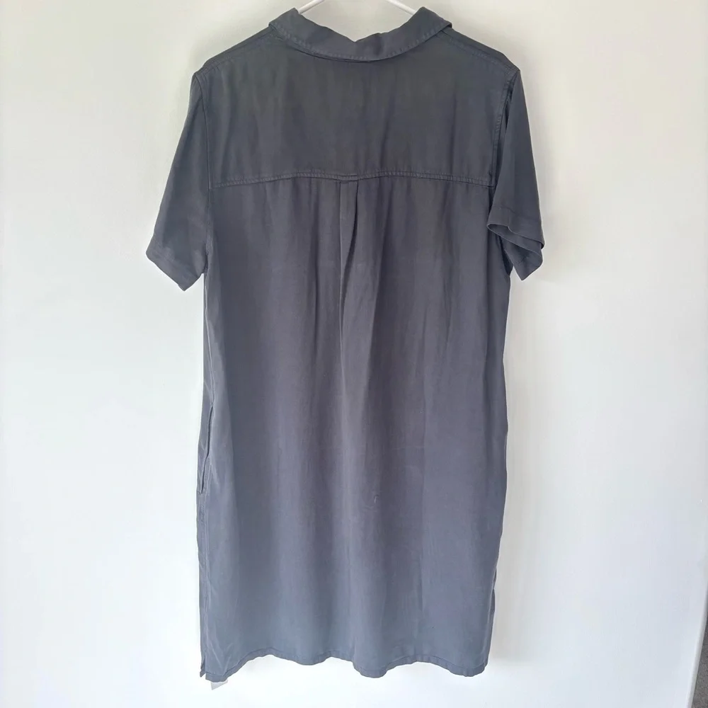 Gap Shadow Grey Short Sleeve T-shirt Mini Dress NWT